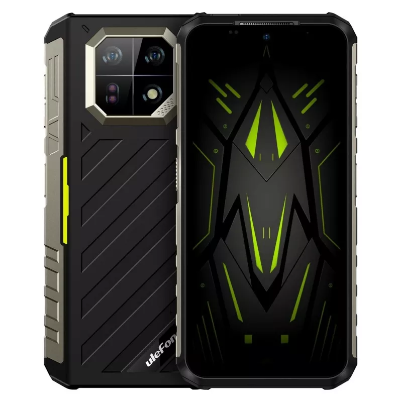 Robustný smartphone UleFone Armor 22 4G, 9 GB RAM, 128 GB úložisko, IP69K, zelená