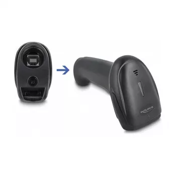 Ručný čítač čiarových kódov DeLOCK 90564 1D laser Bluetooth USB