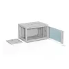 ALANTEC sieťový rozvádzač 19 6HE 600x450, sivý FLAT PACK