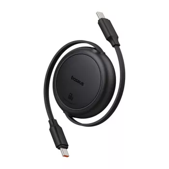 Baseus Free2Pull Mini USB-C na USB-C USB kábel, 60 W, 1 m, (čierna)