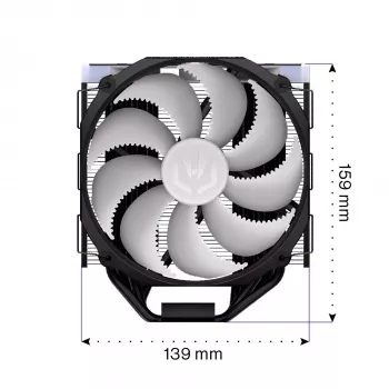 ENDORFY Fortis 5 ARGB chladič procesora, čierny