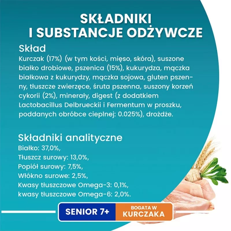 PURINA One Bifensis Senior 7+ - suché krmivo pre mačky - 800 g