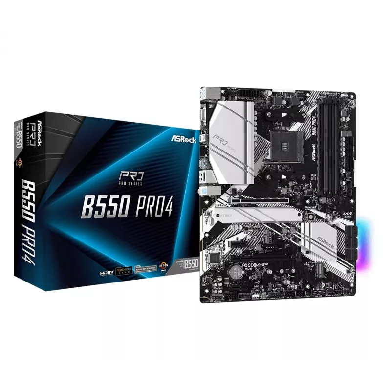 Základná doska ASRock B550 PRO4 AMD B550 Socket AM4 ATX
