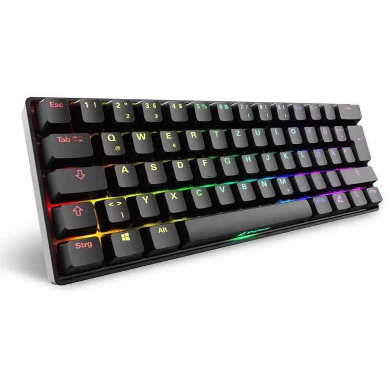 Sharkoon 100065629 klávesnica Home USB QWERTZ nemecká čierna