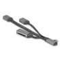 DeLOCK 64303 USB 3.2 Gen 1 Type-C hub 5000 Mbit/s sivý