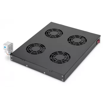 Ventilátorový panel Digitus DN-19 FAN-4-HO-SW