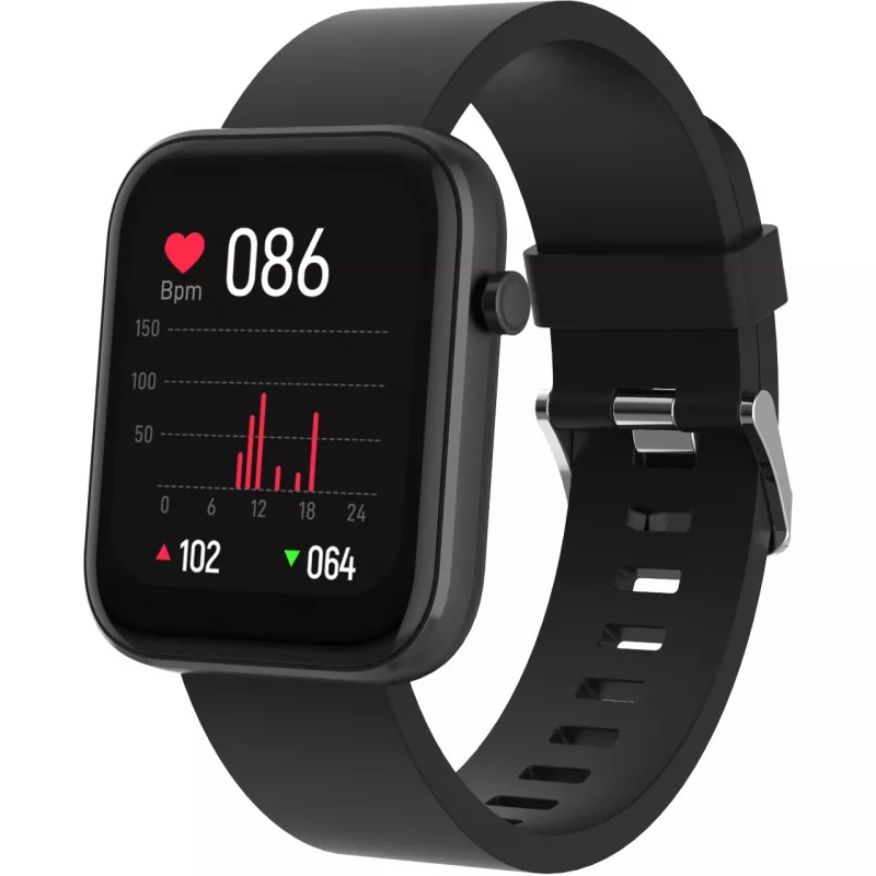 DENVER SW-182 - smartwatch s náramkom - 4,3 cm (1,7 inch) displej - Bluetooth - čierny (116111000580)