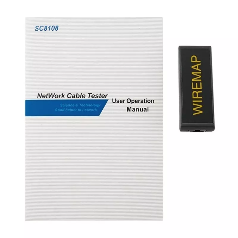 Tester káblov QOLTEC 54279 — RJ45, RJ12, BNC tester
