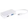 shiverpeaks ®-BASIC-S--adaptér Mini DisplayPort konektor samec na HDMI/DVI/VGA konektor samica, biely (BS10-01015)