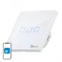 Nástenný inteligentný svetelný vypínač Sonoff T2 EU TX 3-kanál Wi‑Fi + RF 433 ovládanie