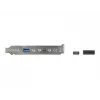 Slotový plech DeLOCK 89934 s 1 x USB Type-C a 1 x USB Type-A konektorom