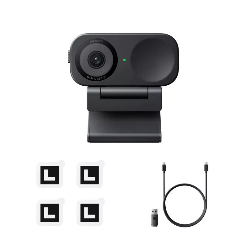 Webkamera Insta360 Link 2C 3840 x 2160 pixelov USB čierna