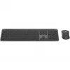 Logitech Signature slim Combo MK950 - sada klávesnica-myš - bezdrôtová - Bluetooth 5,1 LE - QWERTY - Nordic - grafit (920-012488)
