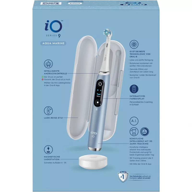 Braun iO 9 Aqua Marine Luxe modrá