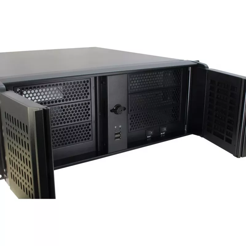Serverová skriňa Inter-Tech 4U-4098-S Rack čierna