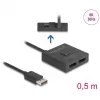 Delock - rozbočovač/prepínač videa - 8K, obojsmerný - 2 x DisplayPort - desktop (18906)