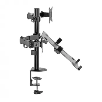 Nástenný držiak na monitor SBOX LCD-LM01-2 pre obrazovky 13–27 palcov, max. zaťaženie 12 kg, VESA 100x100