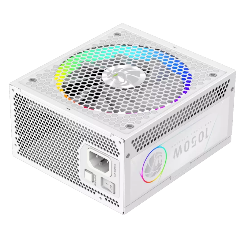 Gamemax napájací zdroj, 80 PLUS, Gold | RGB 1050G WH | 1050 W