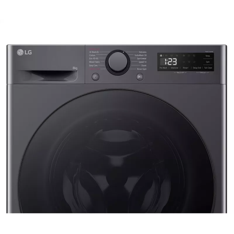 Práčka LG F2WR508S2M — s predným plnením, 8 kg, 1200 ot/min, A…