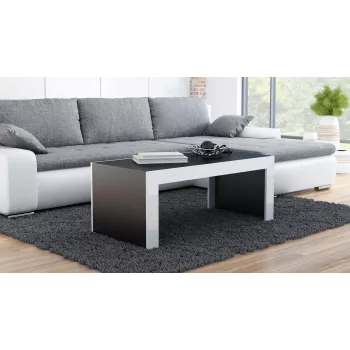 Cama TESS120 CZ/BI konferenčný stolík / odkladací stolík / rohový stolík konferenčný stolík obdĺžnikový tvar 2 noha(y)