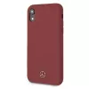 Mercedes-Benz tvrdý kryt silikónový pre Apple iPhone XR červený MEHCI61SILRE