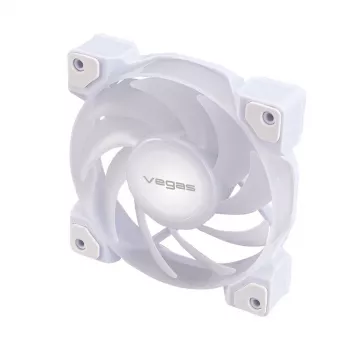 AKASA VEGAS A12 120mm ARGB skriňový ventilátor - biela