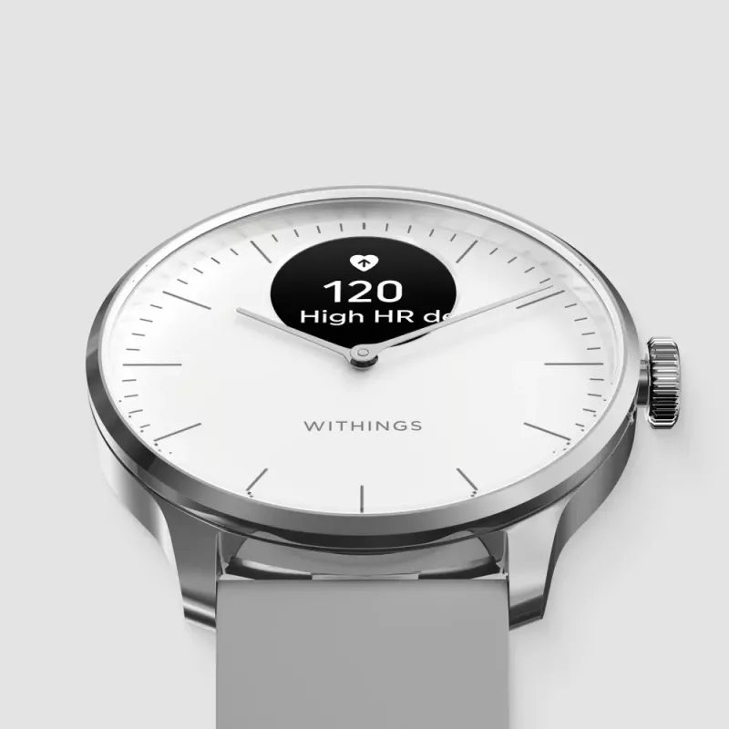 Withings ScanWatch Light OLED 37 mm hybridné zlaté