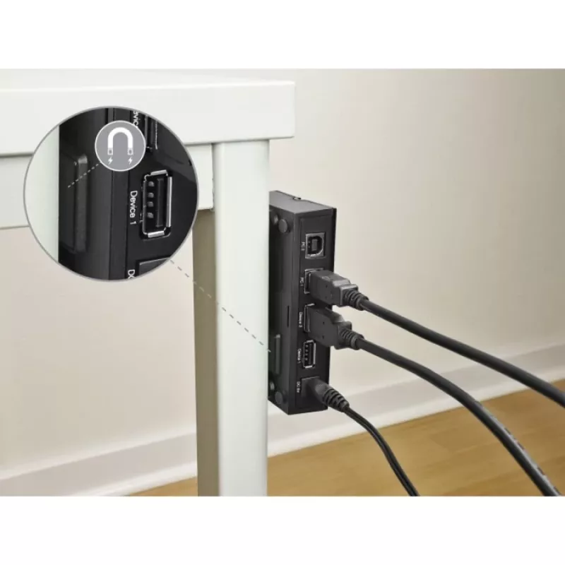 DeLOCK 11492 počítačový dátový prepínač USB Type-A na USB Type-B 0,48 Gbit/s