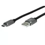 USB kábel ROLINE 11029029 USB 2.0 3m USB A USB C čierny strieborný