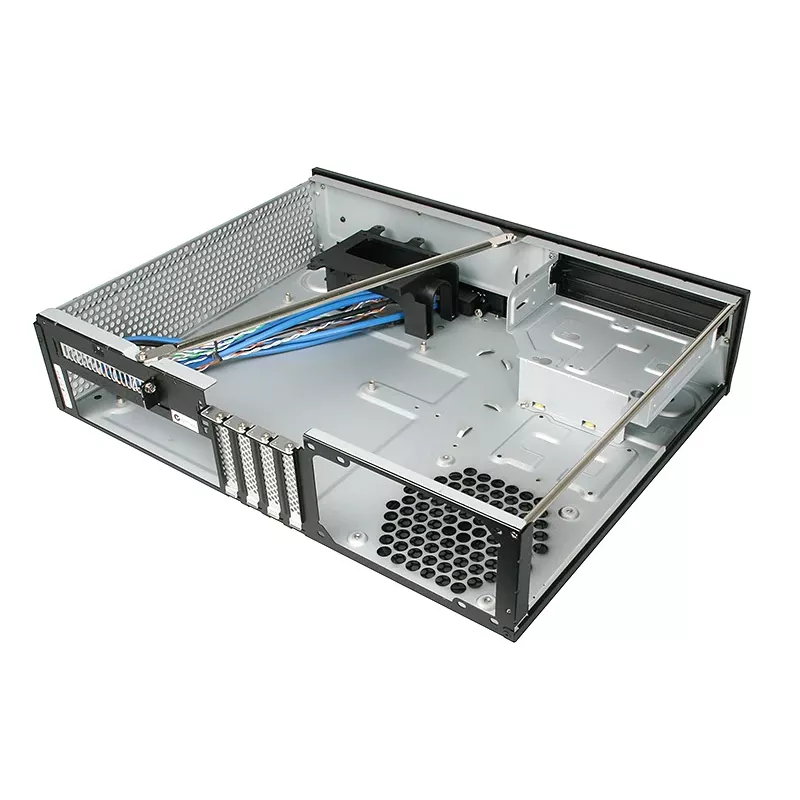 SilverStone MILO ML03 - Desktop - Micro-ATX - bez napájacieho zdroja (ATX / PS/2) - čierna - USB/Audio (SST-ML03B-R)