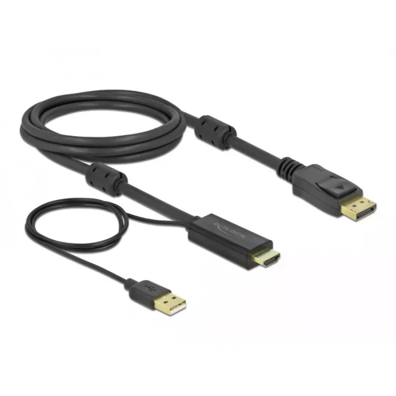 HDMI na DisplayPort kábel DeLOCK 85964 4K 30 Hz 2 m
