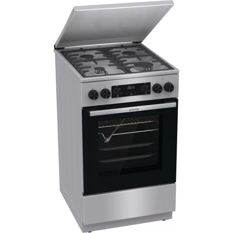 Gorenje GKS5C71XF voľne stojaci sporák s rúrou strieborný
