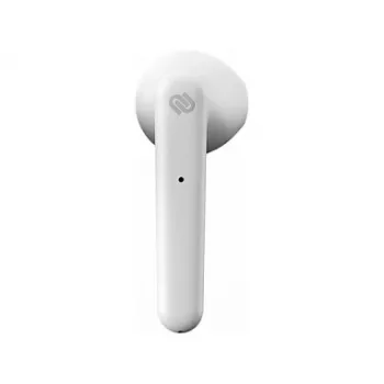 Headset URBANISTA Stockholm — bezdrôtový Bluetooth in-ear headset na hovory a hudbu, dosah 10 m, biela