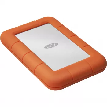 Rugged Mini 5 TB, externý pevný disk (strieborná/oranžová, Micro-USB-B 3.2 Gen 1 (5 Gbit/s))