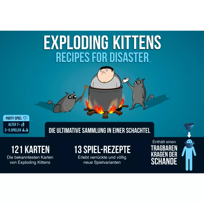 Exploding Kittens - Recipes for Disaster, kartová hra