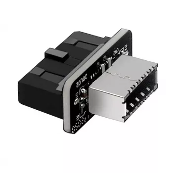 USB 3.0 adaptér GrauGear GG 18025 – Type-A konektor samica, 180° orientácia