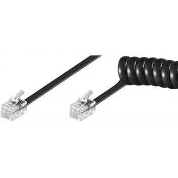 Telefónny kábel Microconnect MPK10200 RJ-10 RJ-10 2 m čierny