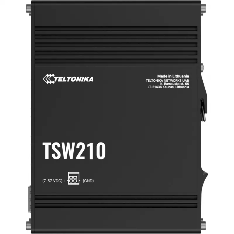 Teltonika TSW210 switch, 8x RJ45, 2x SFP