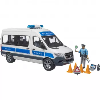 Mercedes-Benz Polizei Sprinter sada s figúrkou a svetelným/zvukovým modulom