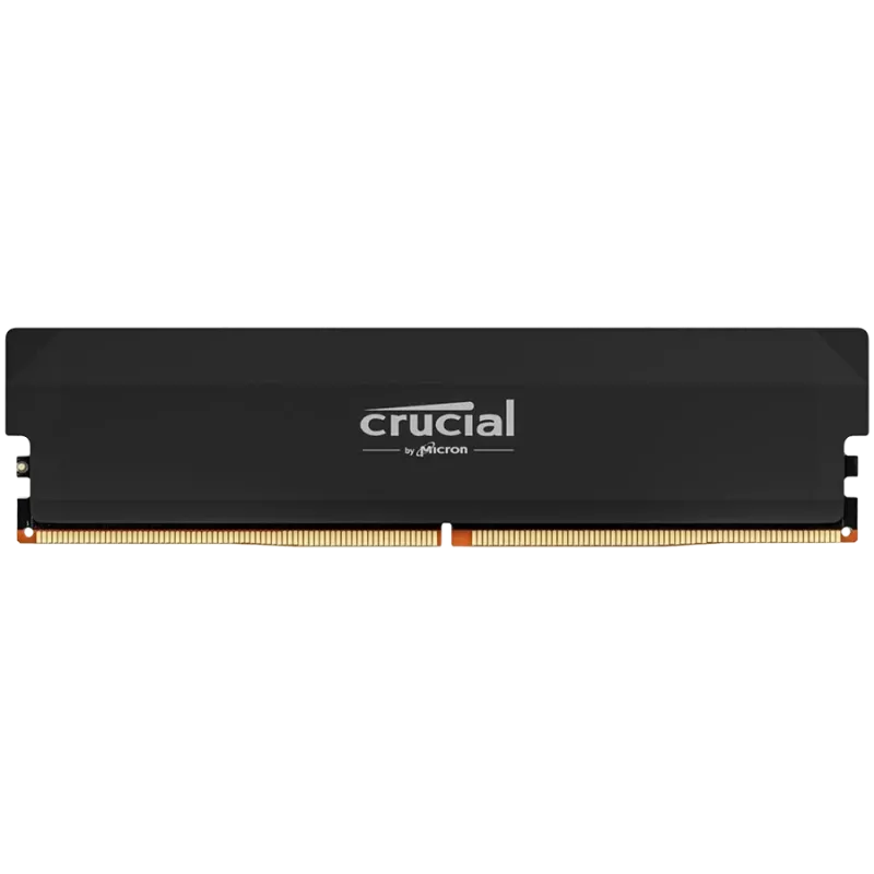 16GB Crucial Pro - Overclocking Edition modul - DIMM 288-PIN - 6400 MHz / PC5-51200 - CL38 - 1.35 V - nebufferovaná - non-ECC - čierna