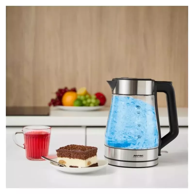 Rýchlovarná kanvica MPM 1.7L 2200W čierna