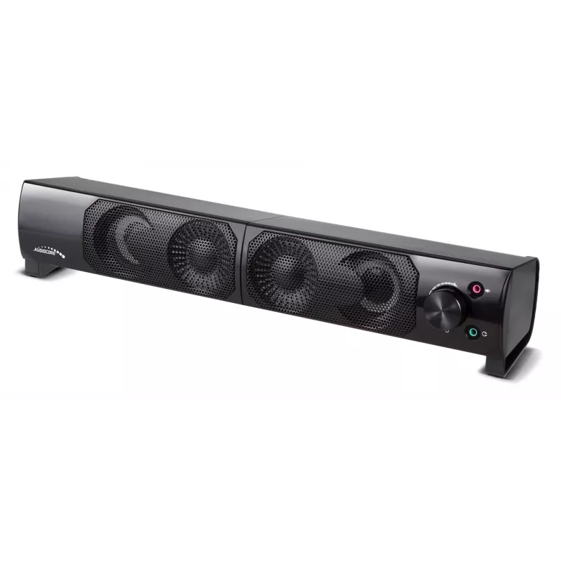 2v1 PC reproduktor Soundbar pre počítač s RGB LED podsvietením, stereo, gaming, USB 2 x 3W AUX 3,5 mm