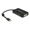 Kábel DeLOCK 0,16m DisplayPort HDMI DVI Mini DisplayPort