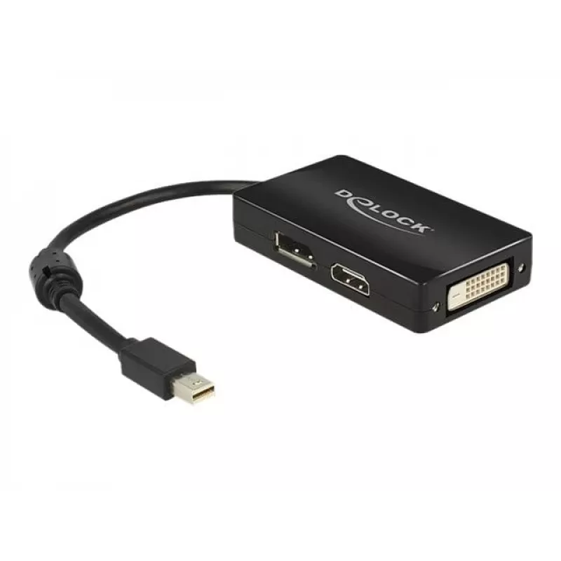 Kábel DeLOCK 0,16m DisplayPort HDMI DVI Mini DisplayPort