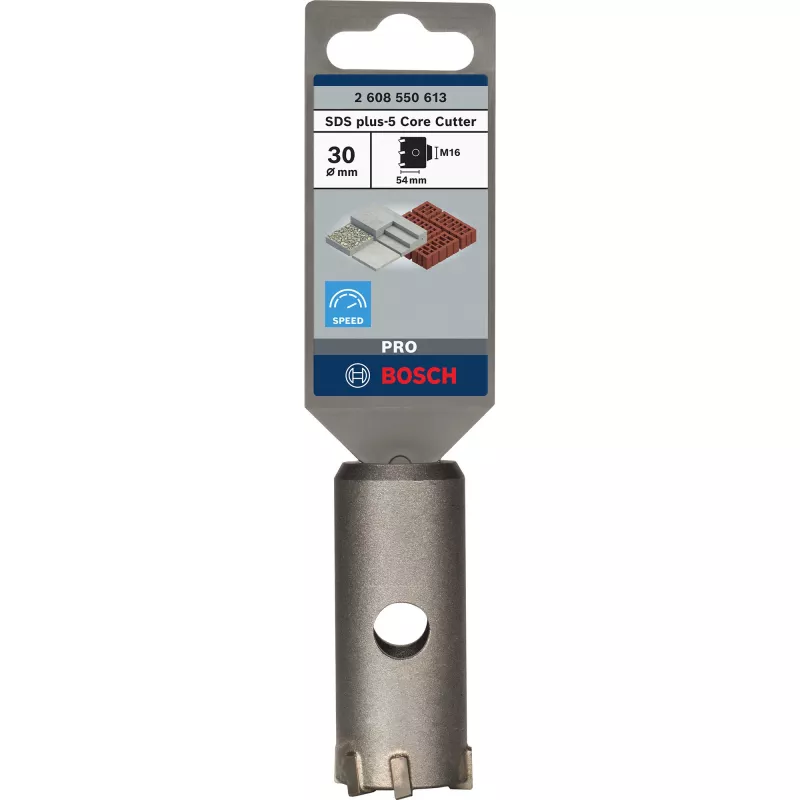 Bosch SDS plus-9 CoreCutters Set, Single, vrták, kov, 80 g, 1 kus, 1 kus