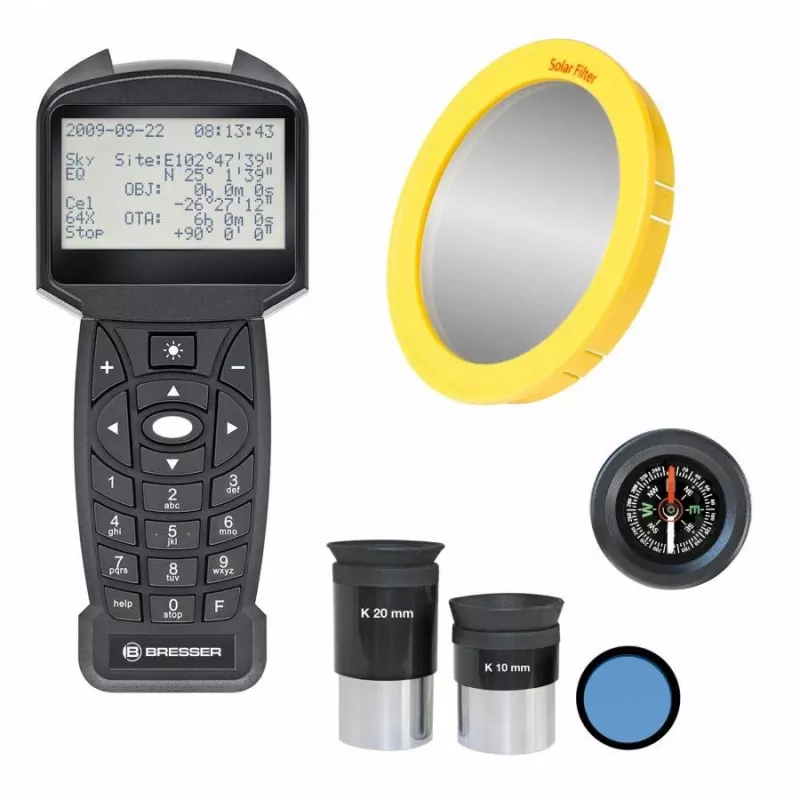 Refraktorový teleskop Bresser Optics Automatik 80/400 Goto čierna