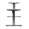 Ergo Office Jednomotorový elektrický stôl, na státie, max. 80 kg, max. výška 1160 mm, ER-443