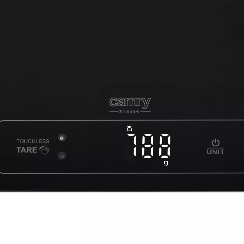 Kuchynská váha Camry CR 3175 maximálna hmotnosť 15 kg dielik 1 g displej LED čierna