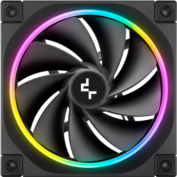 DeepCool FL12R 120mm ARGB Reverse Blade ventilátor do skrine 3 ks balenie