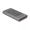 Puzdro na SSD DeLOCK 42027 sivé M.2 10 Gbit/s USB Type-C